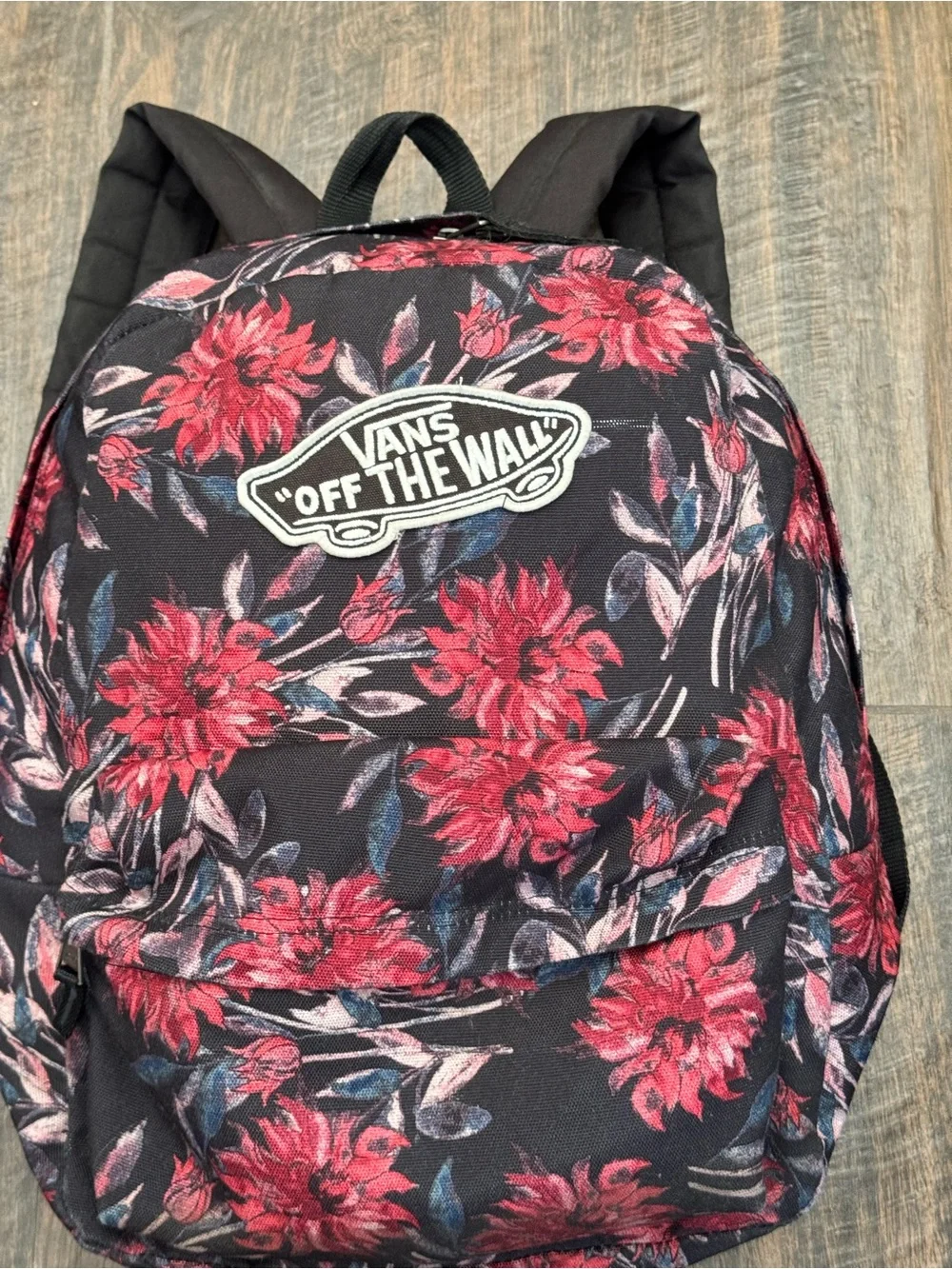 Vans Realm Backpack - Black Dahlia Floral Print